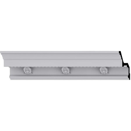 Ekena Millwork 4 1/8"H x 5"P x 6 1/2"F x 94 1/2"L Cole Crown Moulding MLD04X05X07CO